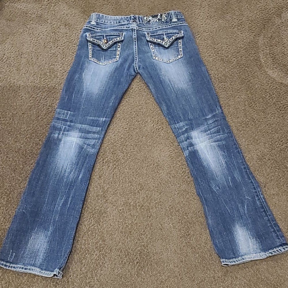 SALE | Bling Denim Jeans Low Rise Boot Cut
